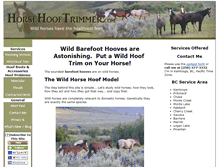 Tablet Screenshot of horsehooftrimmer.com